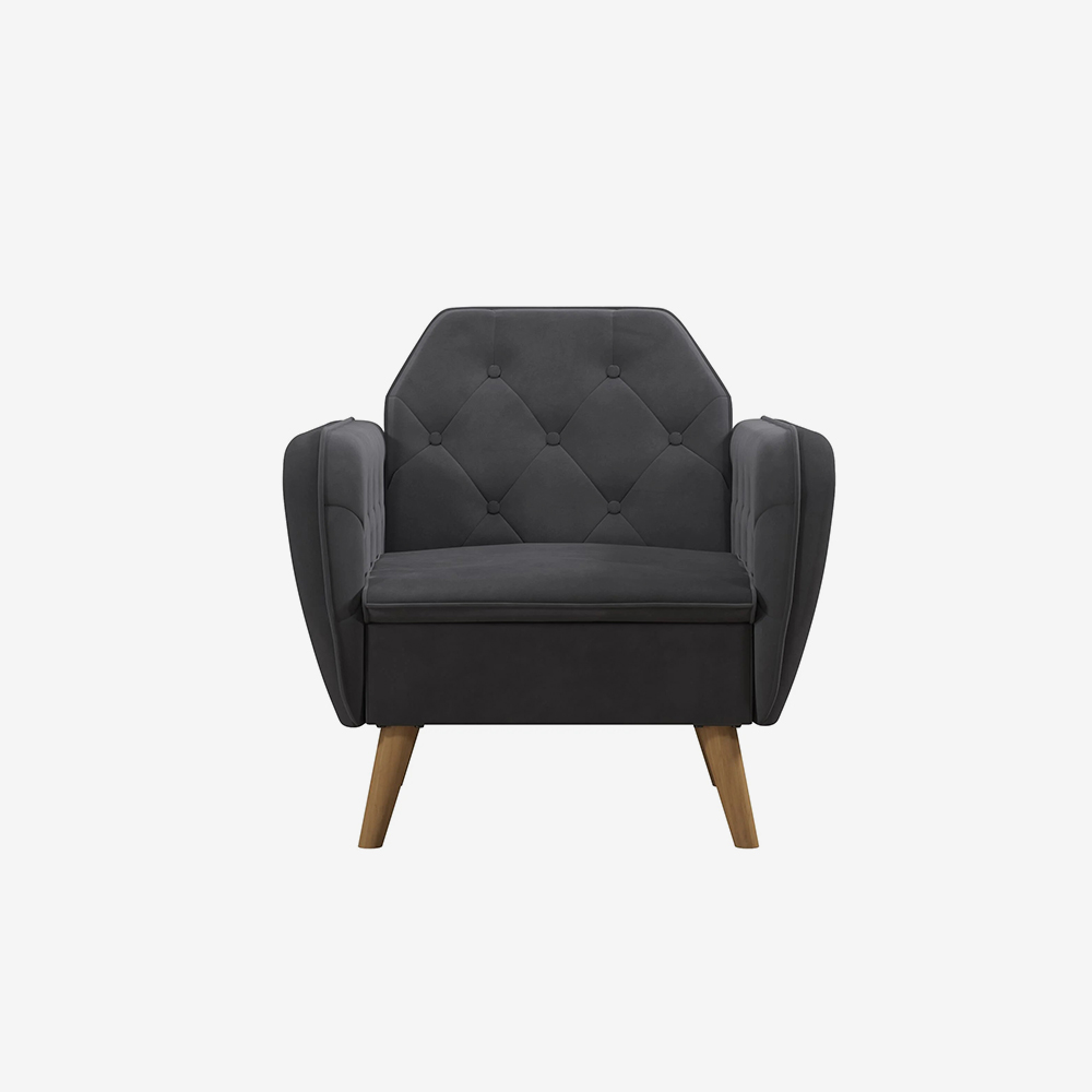 Foam Living Room Velvet Chair