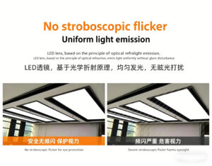 LED strip application texture