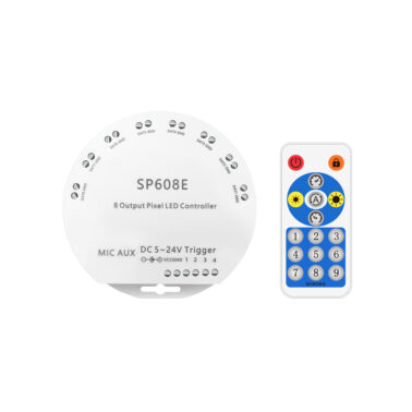 SP608E Bluetooth &RF Remote 8-0utput Pixel LED Controller